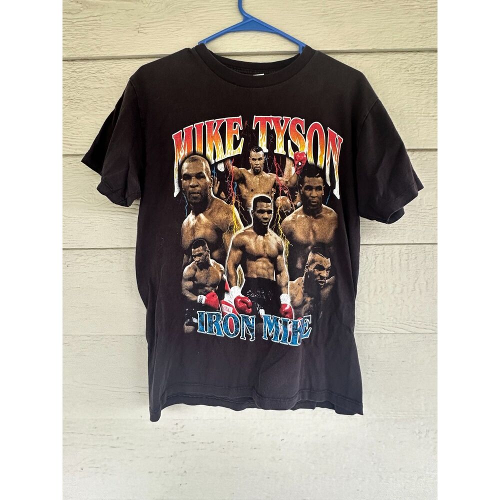Mike Tyson Iron Mike Boxing Graphic Heavyweight Tee Shirt Men's Size M